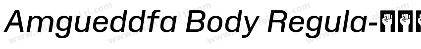 Amgueddfa Body Regula字体转换